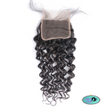 Virgin Brazilian Beach Curly Closure